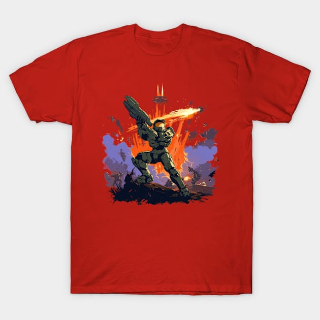 halo T-Shirt by boxermaniac